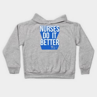 Nurses Do It Better RN Strong Kids Hoodie